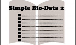 Simple Biodata format with Passport details